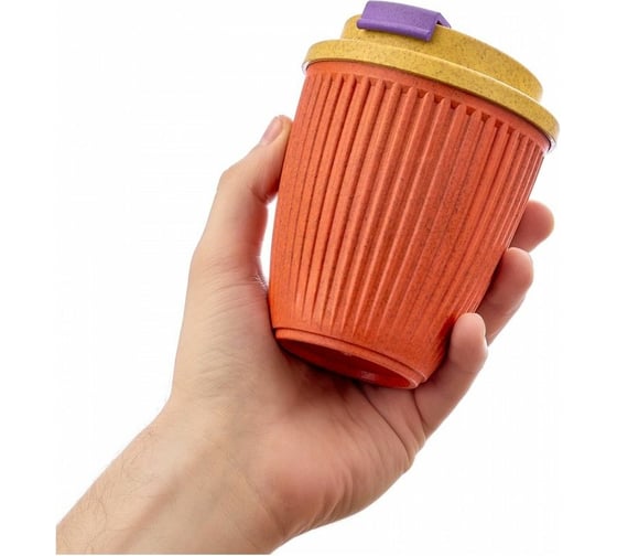 Термокружка Walmer Eco Bean 250 мл, красный/жёлтый W24201808