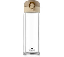 Бутылка для питья Walmer Hype из боросиликатного стекла, 330 мл, кофейный W29198293