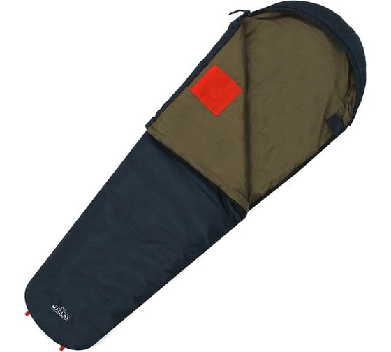 Спальник Maclay 3-х слойный, кокон 185x70 trekking cool 5751657