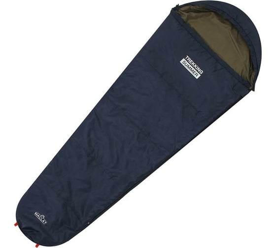 Спальник Maclay 2-х слойный, кокон 185x70 см, 150 г/м², trekking summer 5751650