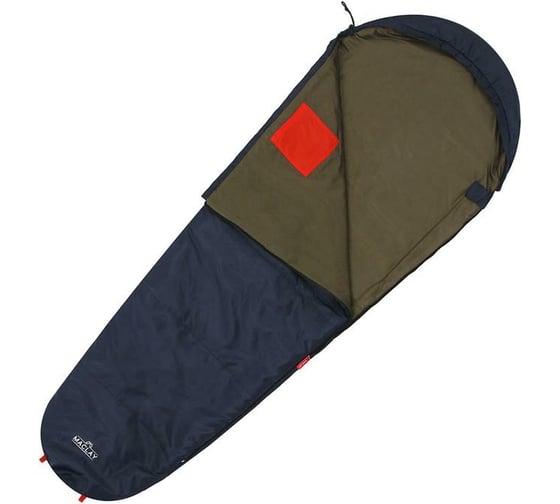 Спальник Maclay 2-х слойный, кокон 185x70 см, 150 г/м², trekking summer 5751650