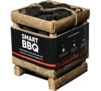 Кокосовый уголь для барбекю SMART BBQ в бамбуковой конструкции, 2 кг N00270