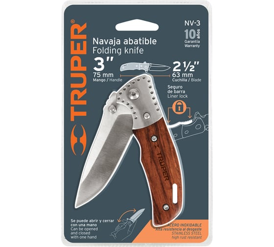 Строительный нож Truper NV-3 13889