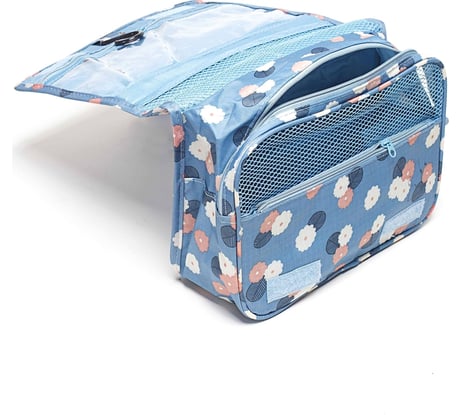 Подвесной органайзер в ванную HOMSU Синий цветок HOM-350