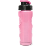 Бутылка для воды и напитков WOWBOTTLES FITNESS анатомической формы, 700мл, прозрачно-розовый КК0386