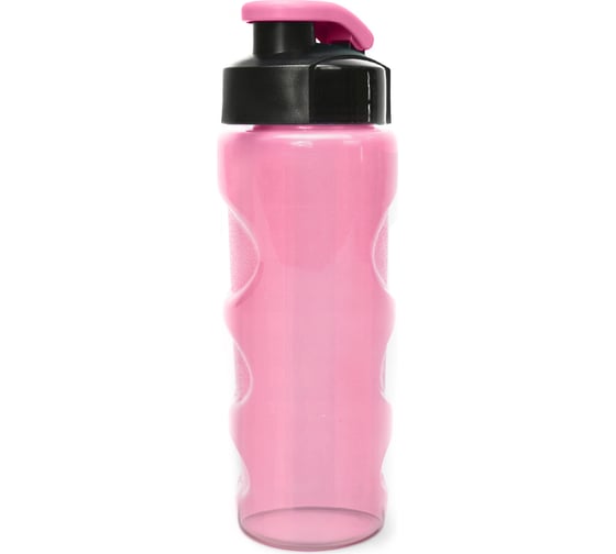 Бутылка для воды и напитков WOWBOTTLES FITNESS анатомической формы, 700мл, прозрачно-розовый КК0386 1