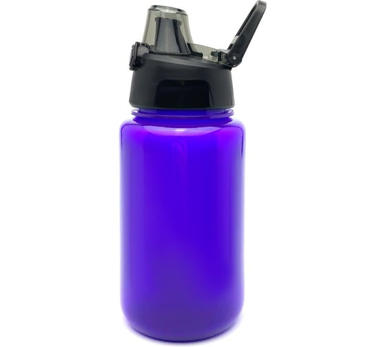 Бутылка для воды и напитков WOWBOTTLES с автоматической крышкой 500 мл, фиолетовый кк0313