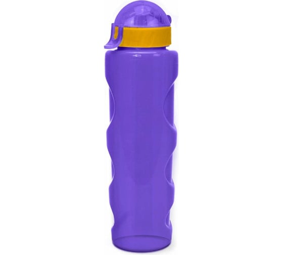 Бутылка для воды и напитков WOWBOTTLES FITNESS анатомической формы, 700мл, фиолетовый КК0387 1