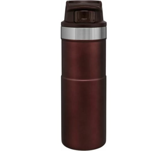 Термокружка STANLEY Classic Trigger Action One hand 2.0, 0.47л, бордовая 10-06439-120