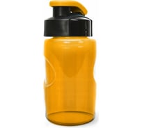 Бутылка для воды и напитков WOWBOTTLES FITNESS анатомической формы - 12 шт по 350мл, прозрачно-оранжевая КК0377
