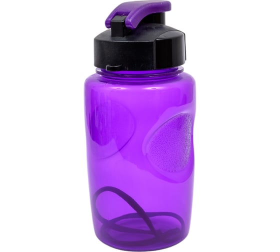 Бутылка для воды и напитков WOWBOTTLES FITNESS анатомической формы 350мл, фиолетовый КК0379