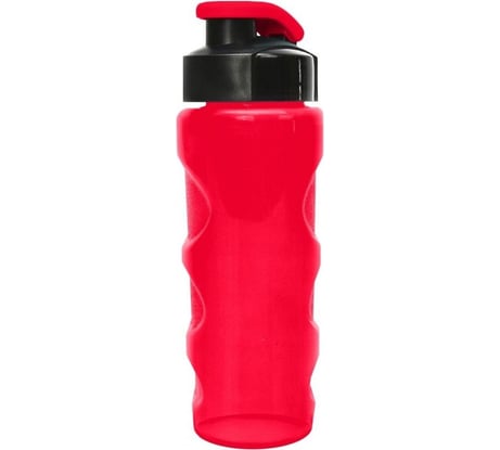 Бутылка для воды и напитков WOWBOTTLES FITNESS анатомической формы, 500мл, прозрачно-красная КК0382