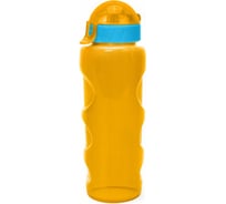 Бутылка для воды и напитков WOWBOTTLES с трубочкой и шнурком, 500 мл, оранжевый КК0365