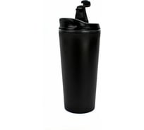 Термостакан для кофе и других напитков WOWBOTTLES с классической крышкой, 350 мл, черный КК3028