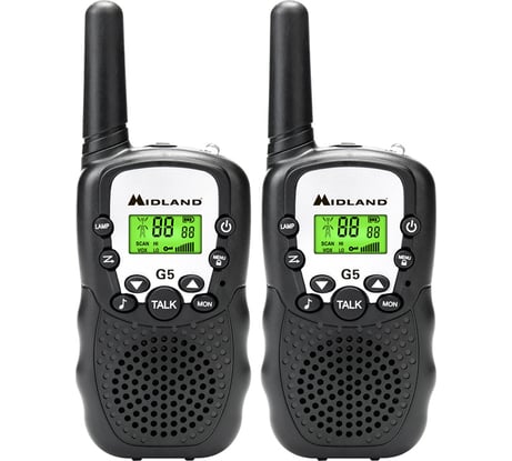Комплект радиостанций MIDLAND G5 black 2 шт. С1357