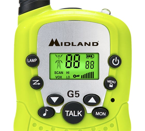 Комплект радиостанций MIDLAND G5yellow 2 шт. С1357.01 C1357.01