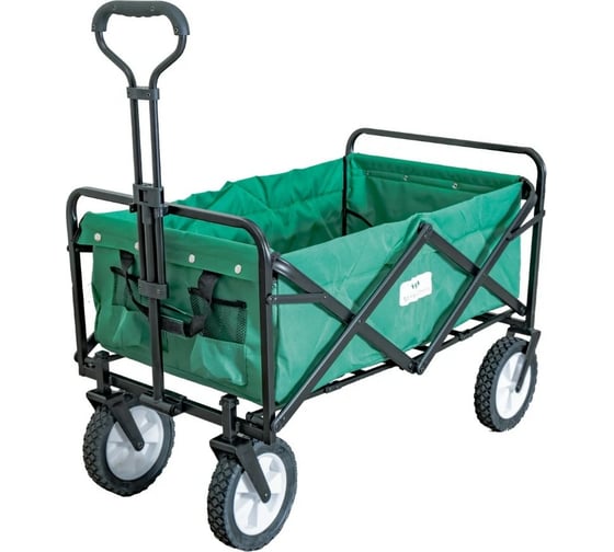 Складная тележка для кемпинга, отдыха на природе, туризма Monkey Wheels зеленая MW-80G 1
