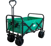 Складная тележка для кемпинга, отдыха на природе, туризма Monkey Wheels зеленая MW-90G