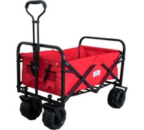 Складная тележка для кемпинга, отдыха на природе, туризма Monkey Wheels красная MW-90R