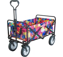 Складная тележка для кемпинга, отдыха на природе, туризма Monkey Wheels разноцветная MW-80S2