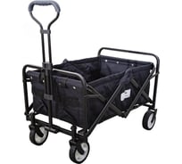 Складная тележка для кемпинга, отдыха на природе, туризма Monkey Wheels черная MW-60BL