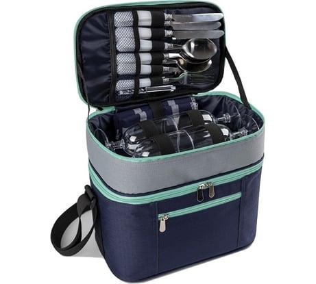 Набор для пикника Green glade 21 предмет, 7 л Т3306