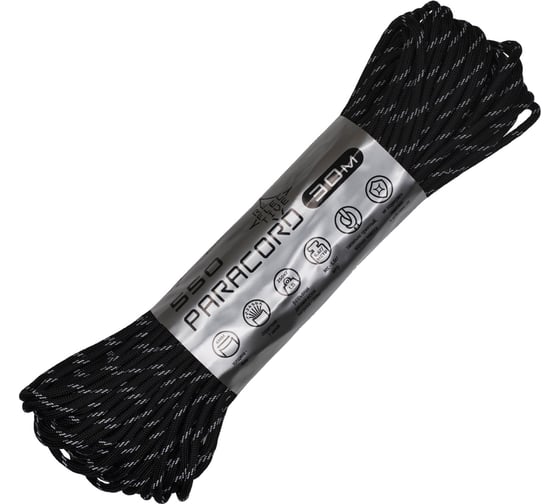 Паракорд CORD 550 nylon 30м световозвращающий black Tl2yMaNhggfg36MzDNKym1