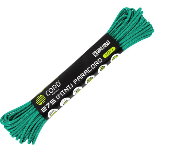 Паракорд CORD 275 мини nylon 10м RUS emerald green L1l8hRSBidrlkt21fziUW1 1