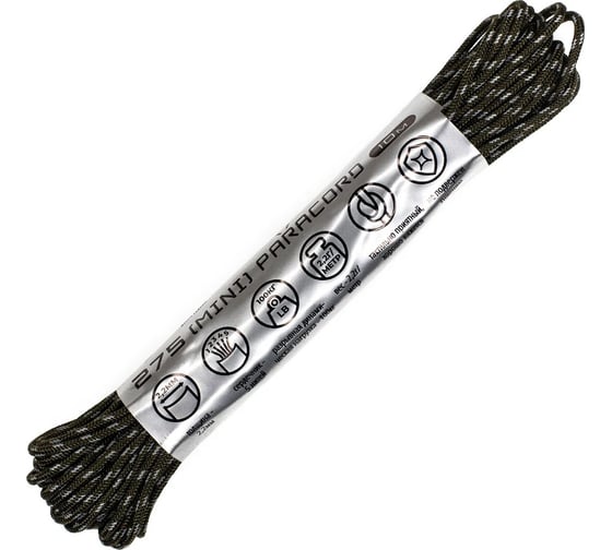 Паракорд CORD 275 мини nylon 10м световозвращающий army green unG-5r2XiRQ-e1kXLR7bK0 1