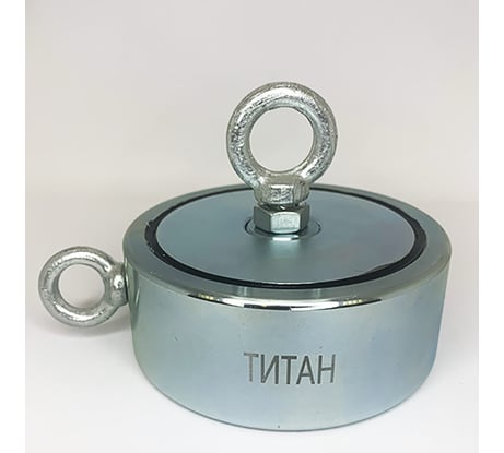 Поисковый двухсторонний магнит Проф-Магнит 400 кг F400*2 ТИТАН