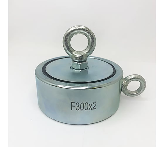 Поисковый двухсторонний магнит Проф-Магнит 300 кг F300*2 ТИТАН