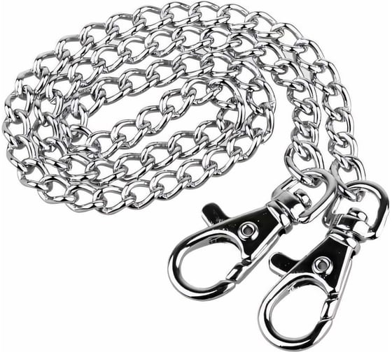 Цепочка Victorinox с 2 карабинами, никелированная, 40 см 4.1815
