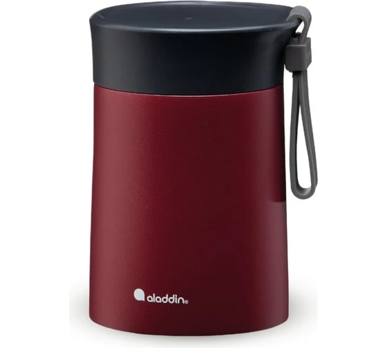 Термос для еды ALADDIN Bistro Thermavac 0.4L, бордовый 10-10495-002