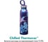 Бутылка ALADDIN Chilled 0.55L, синяя с орнаментом «птицы» 10-09425-008 3