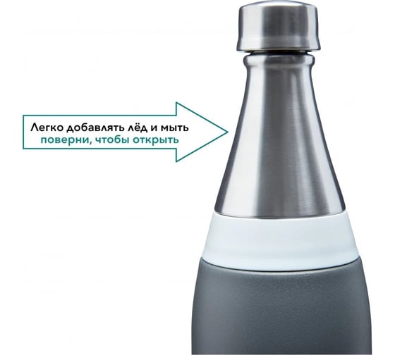 Бутылка ALADDIN Fresco 0.6L, серая 10-10098-004
