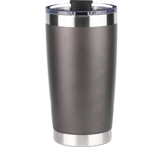 Термокружка Lara 560 мл, двойные стенки, вакуум, сталь LR04-25 Gray