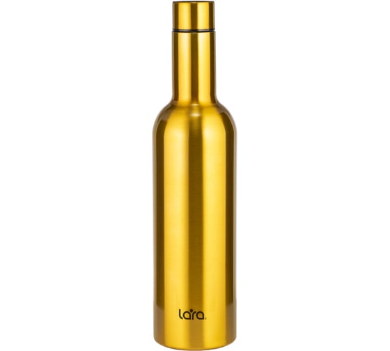 Термос-бутылка Lara 750 мл, двойные стенки LR04-14 Gold