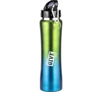 Термос Lara зелёный/синий, 450 мл, карабин для подвешивания LR04-18