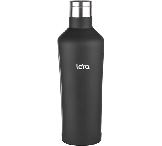 Термос Lara черный, 750 мл, бутылка, двойные стенки LR04-13
