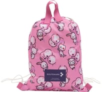 Рюкзак-мешок ROUTEMARK ox420 Белое и пушистое в розовом Артемия Лебедева Bel-push-rucksack
