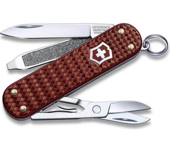 Нож-брелок Victorinox Classic SD Precious Alox Hazel Brown 0.6221.4011G
