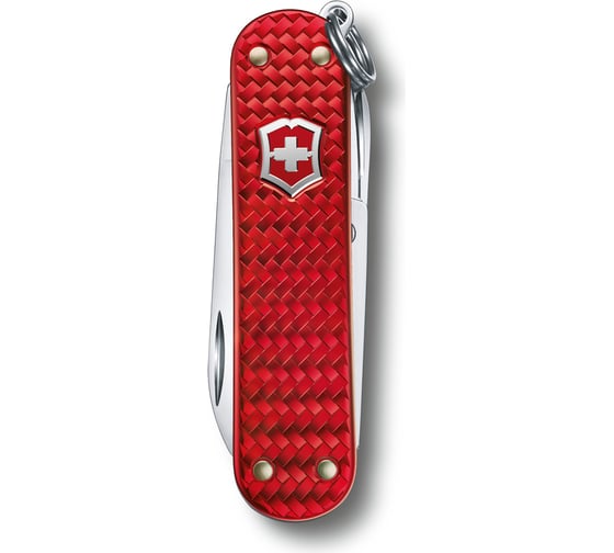 Нож-брелок Victorinox Classic SD Precious Alox Iconic Red, 58 мм, 5 функций, красный 0.6221.401G