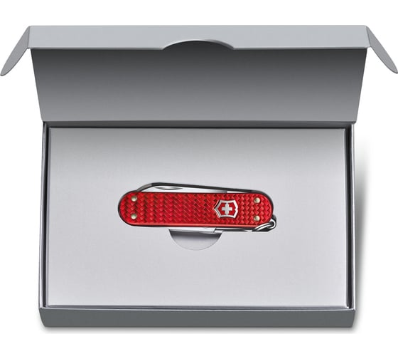 Нож-брелок Victorinox Classic SD Precious Alox Iconic Red, 58 мм, 5 функций, красный 0.6221.401G