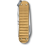 Нож-брелок Victorinox Classic SD Precious Alox Brass Gold 0.6221.408G