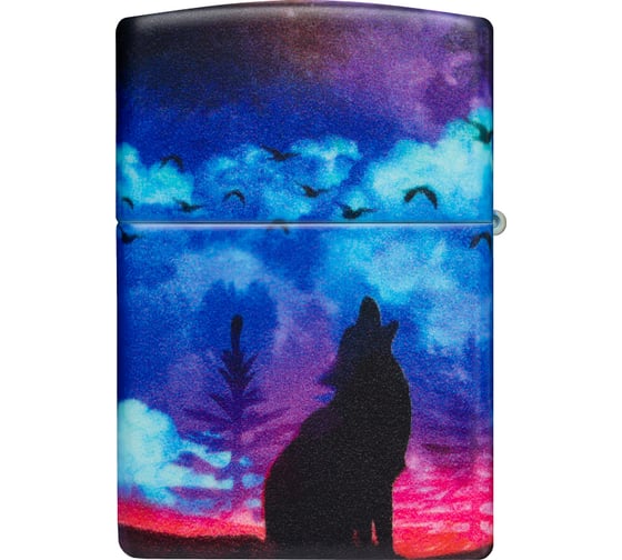 Зажигалка Zippo Wolf Design с покрытием 540 Matte, 38x13x57 мм 49683