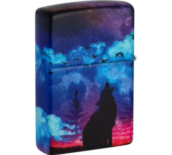 Зажигалка Zippo Wolf Design с покрытием 540 Matte, 38x13x57 мм 49683