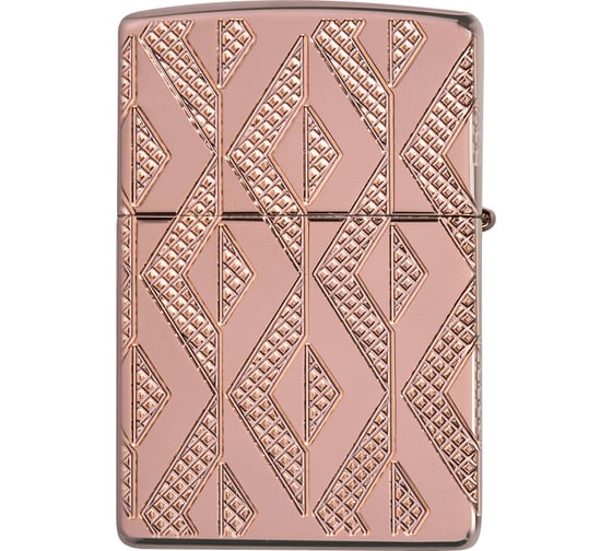 Зажигалка Zippo Armor Geometric с покрытием Rose Gold, 38x13x57 мм 49702