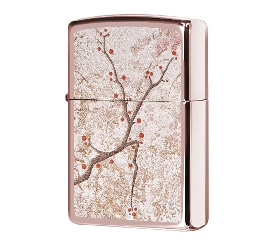 Зажигалка Zippo Eastern с покрытием High Polish Rose Gold, 38x13x57 мм 49486