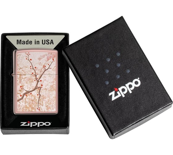 Зажигалка Zippo Eastern с покрытием High Polish Rose Gold, 38x13x57 мм 49486