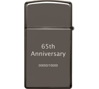 Зажигалка Zippo 65th Anniversary Slim с покрытием Black Ice 49709 20428510